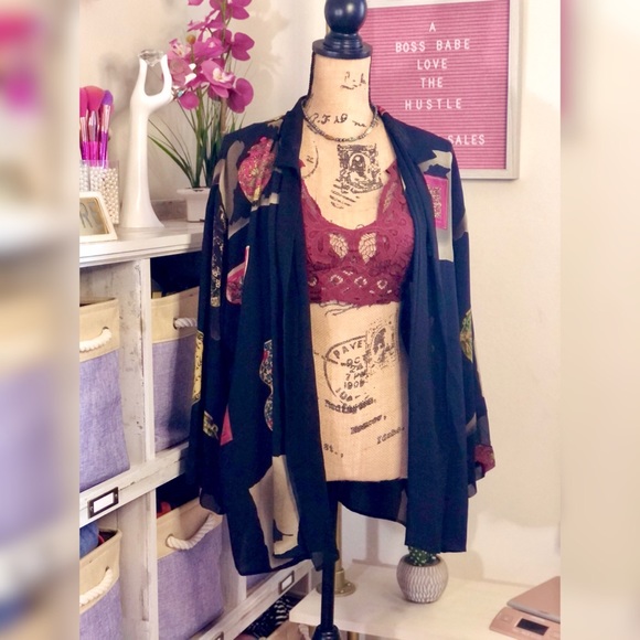 Harari vintage 100% silk kimono robe - Picture 12 of 12